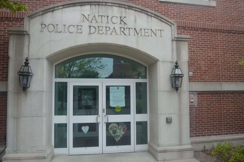 Natick police heart