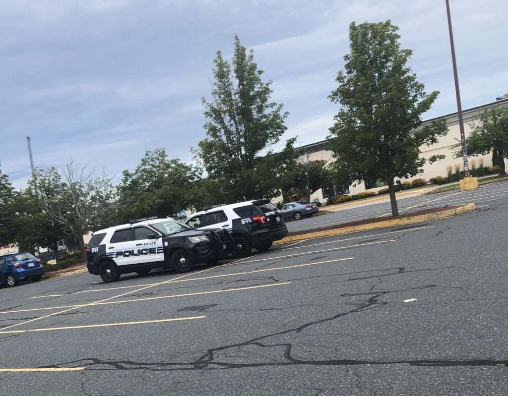 Cloverleaf Mall cop cars