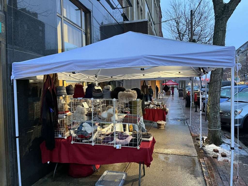 holiday stroll tent