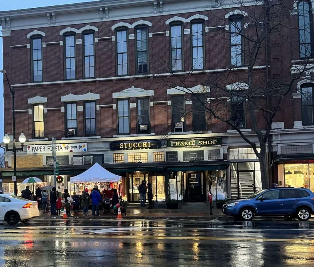 Natick holiday stroll santa