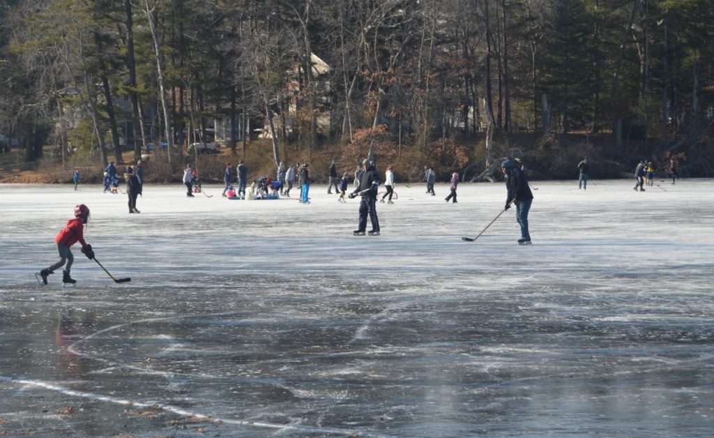 dug pond skating