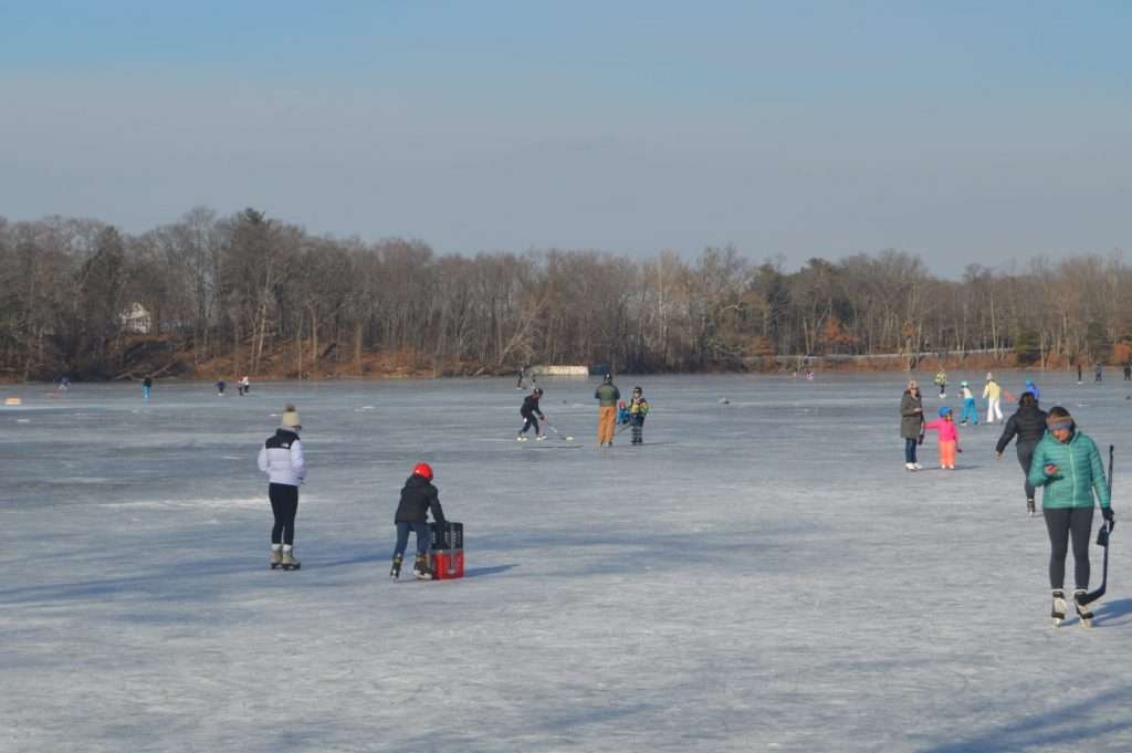 dug pond skating