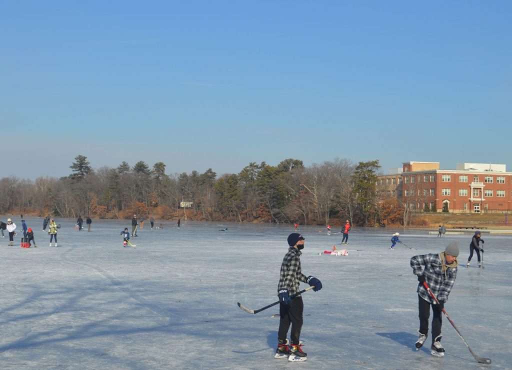 dug pond skating
