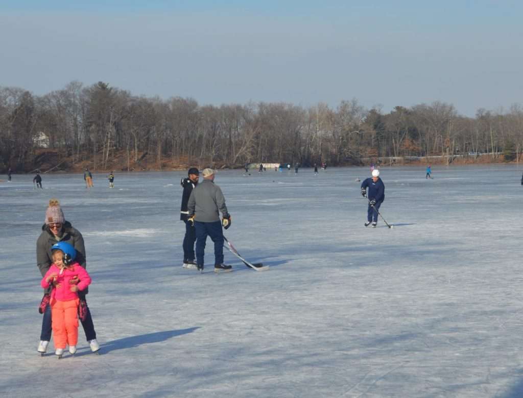 dug pond skating