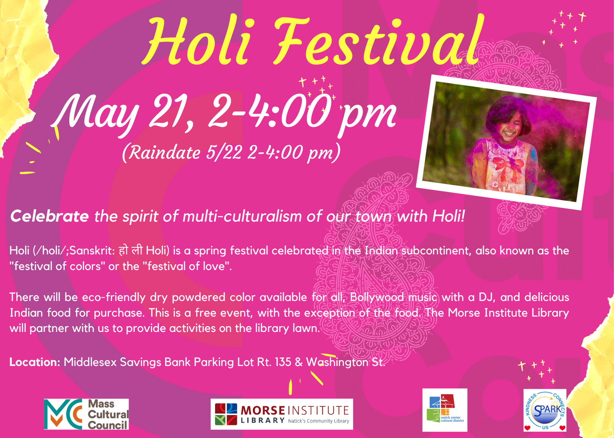 Holi Flyer 2022