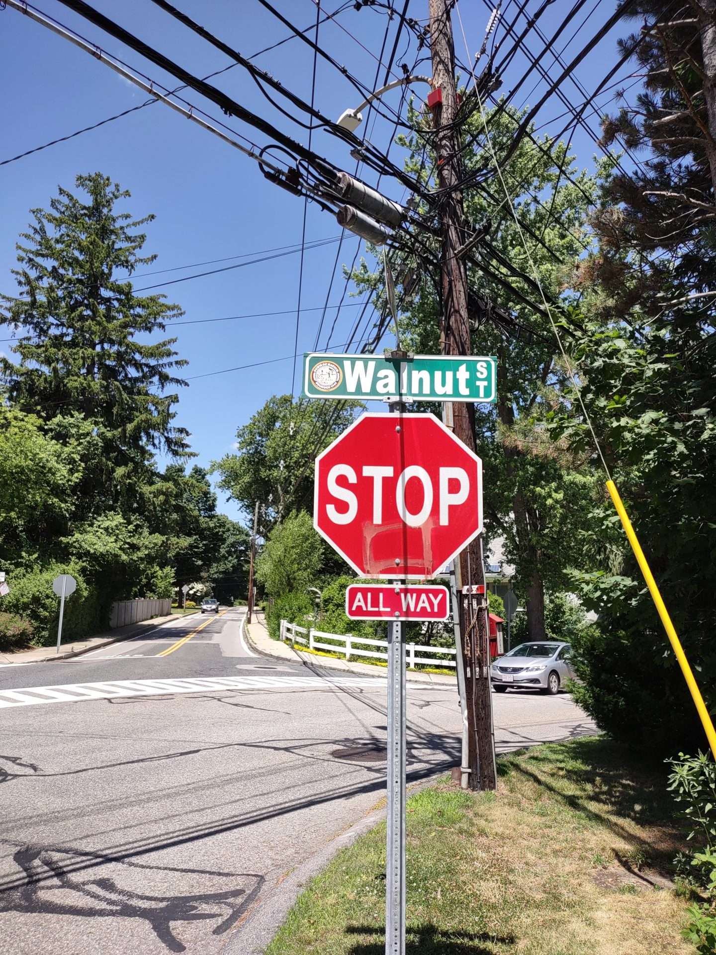 Walnut Street Scenic Road Natick