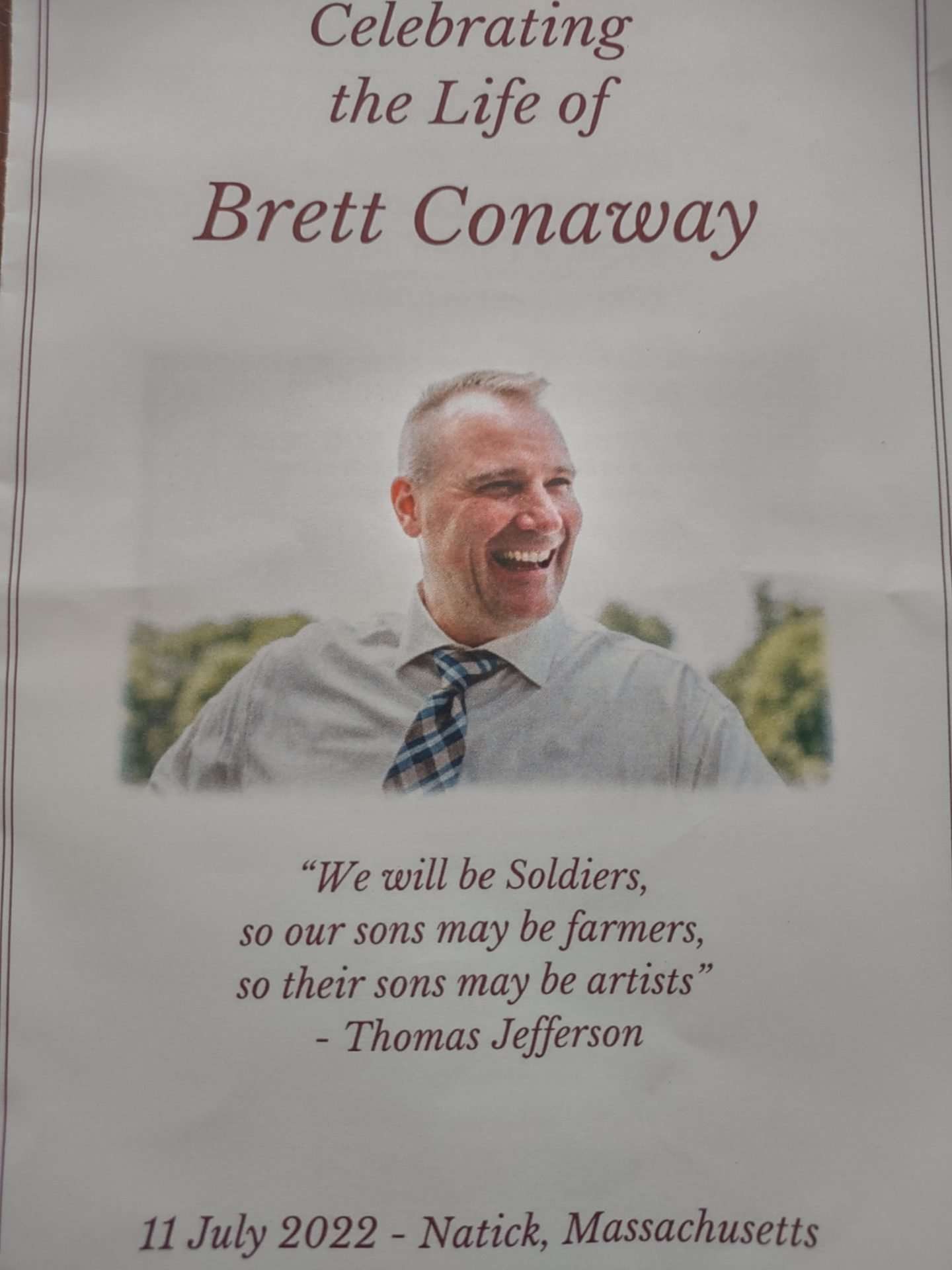 Brett Conaway Celebration of Life
