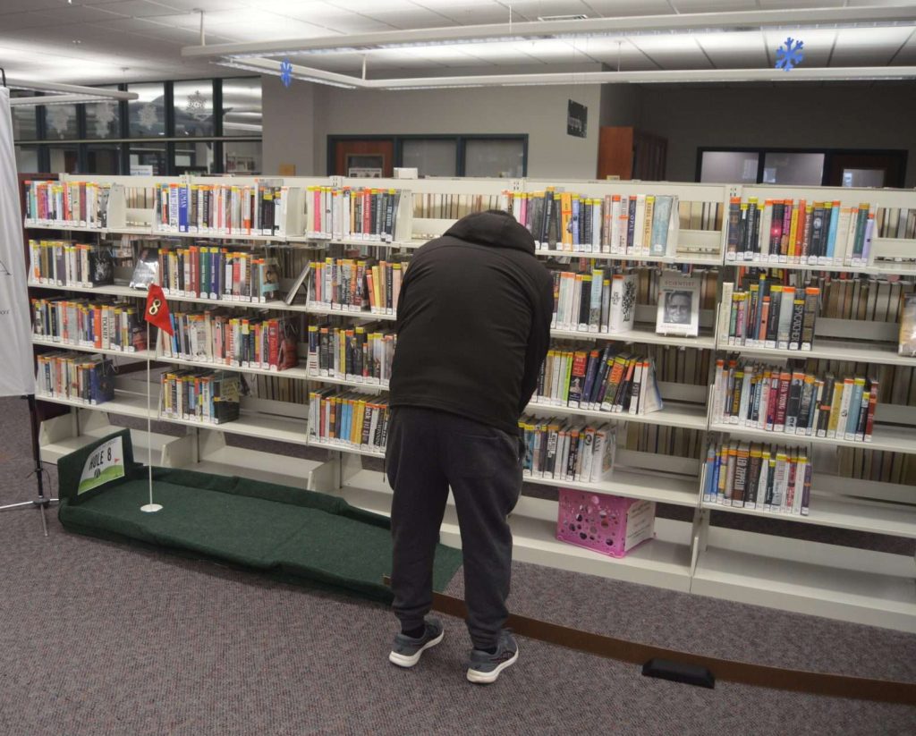 morse institute library mini golf