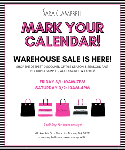 Sara Campbell Warehouse Sale