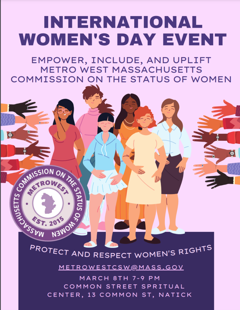 International Women's Day, Natick