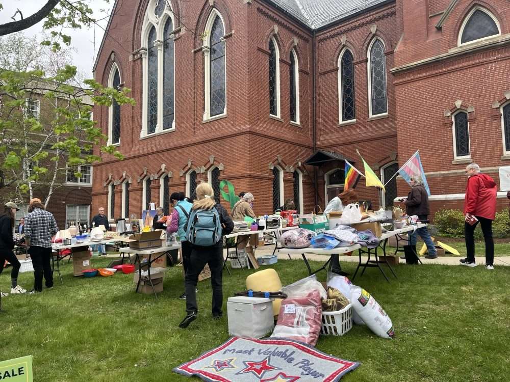 First Congregational Church yard sale