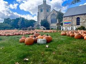 Wellesley Hills Congregational Church, pumpkins