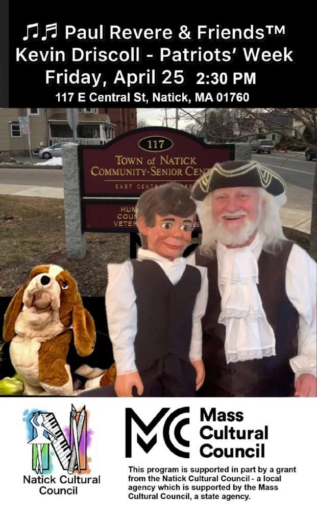 Paul Revere, Natick Community and Senior Center