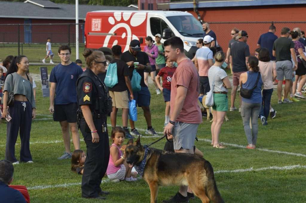 Police dog at National Night Out