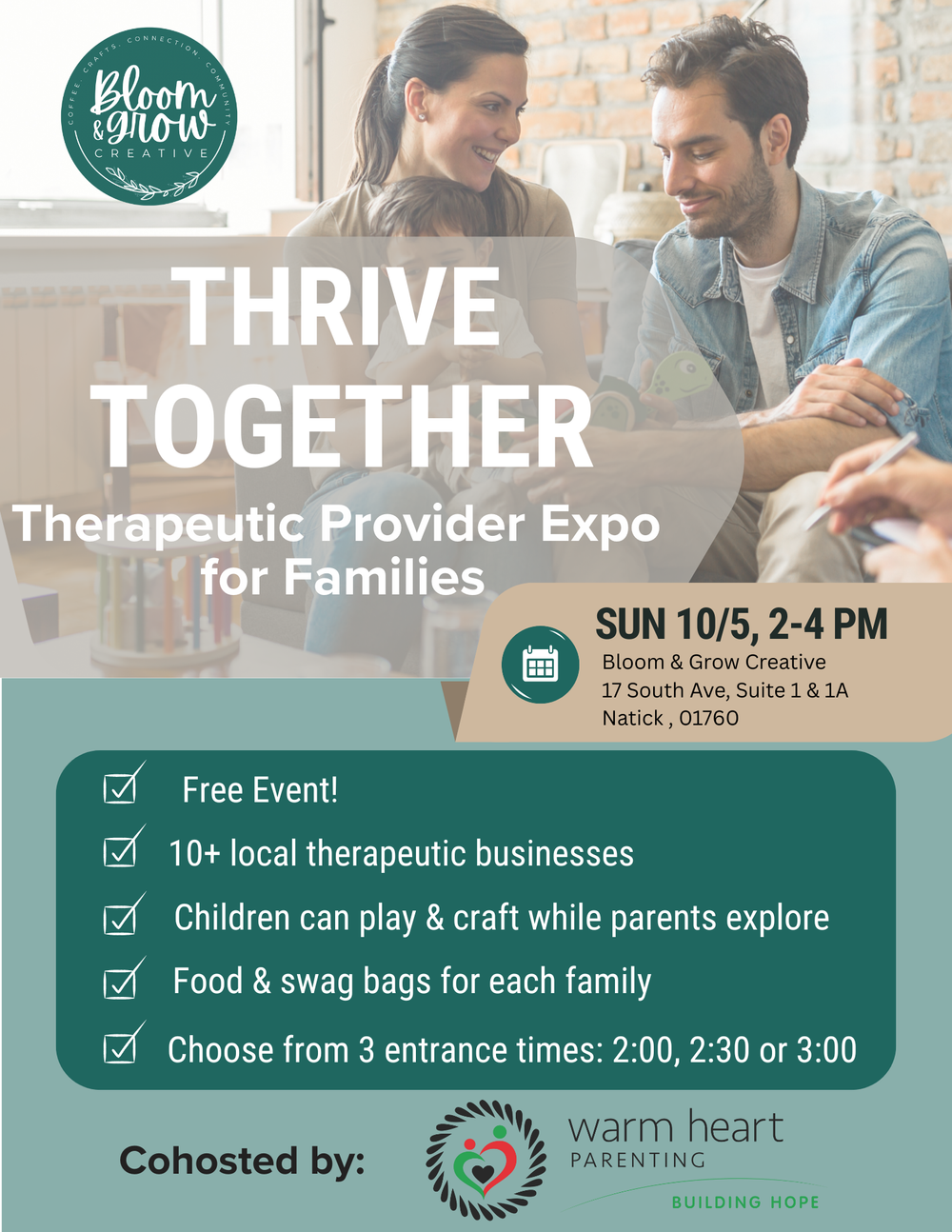 Bloom and Grow event, Natick Bloom and Grow event, Natick