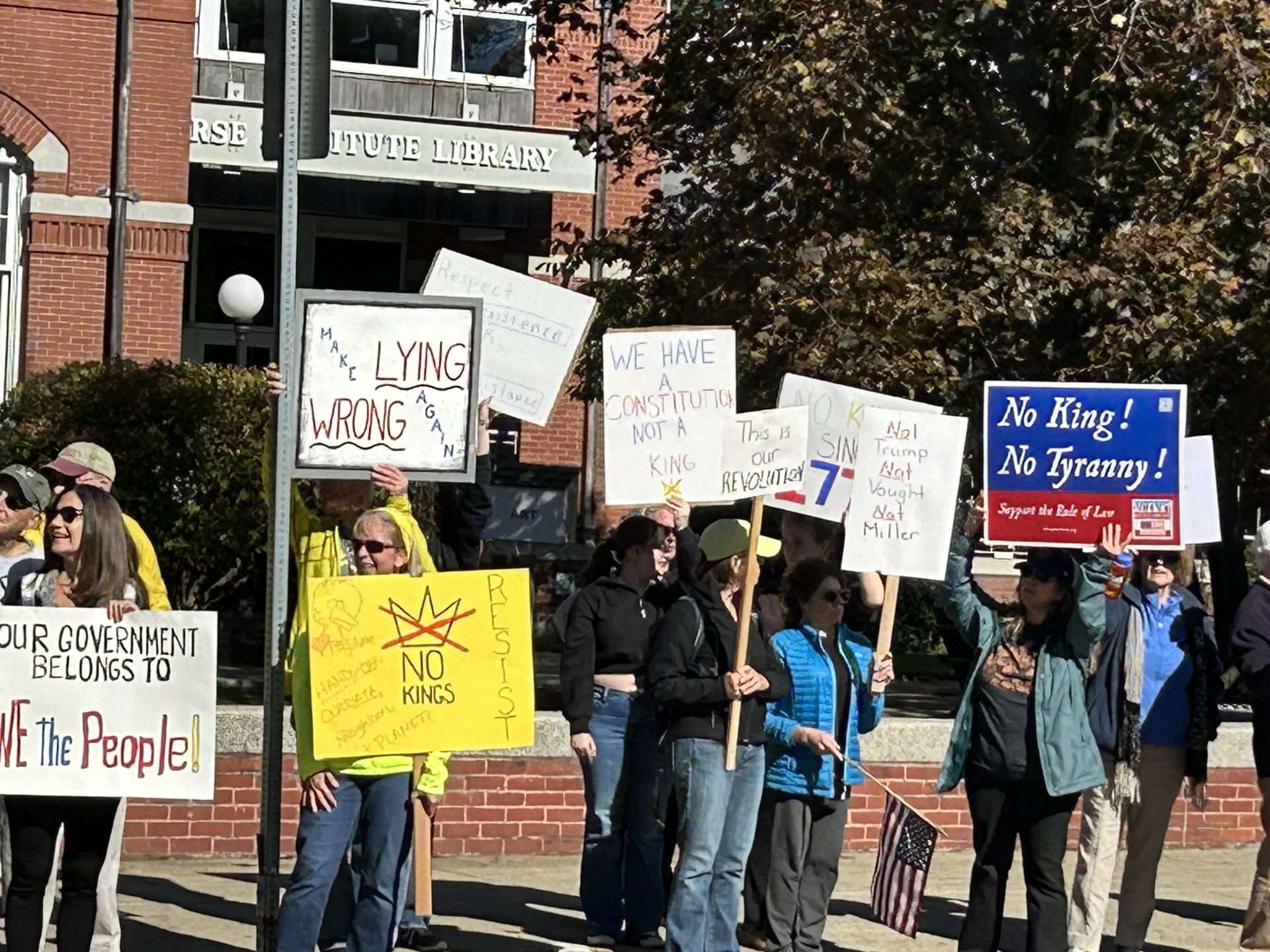 No Kings rally in Natick No Kings rally in Natick