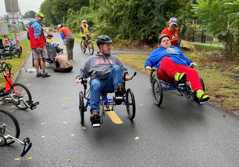 Cochituate Rail Trail, adaptive cycling, Natick