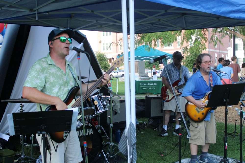 Turtlehead performs during Natick Nights on Aug. 6.