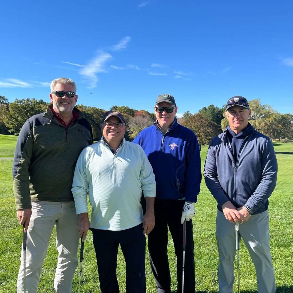 Natick Golf Tournament Dan in foursome