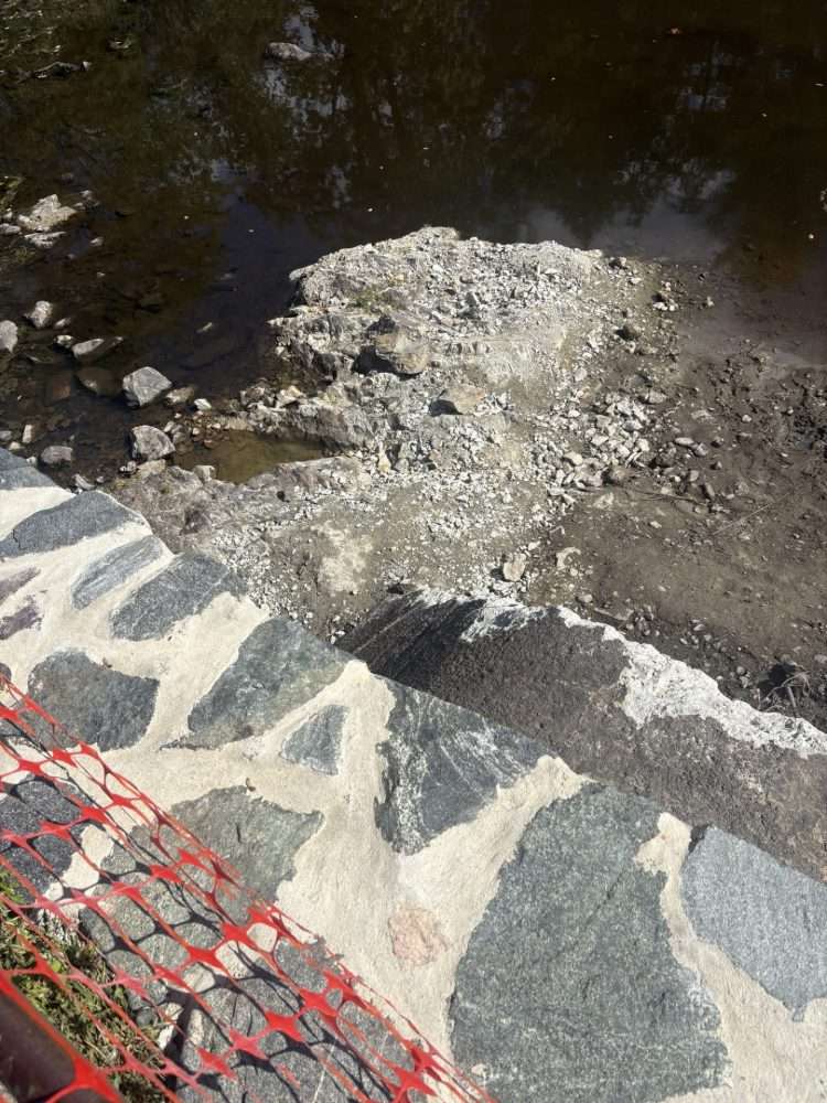 South Natick dam spillway removal
